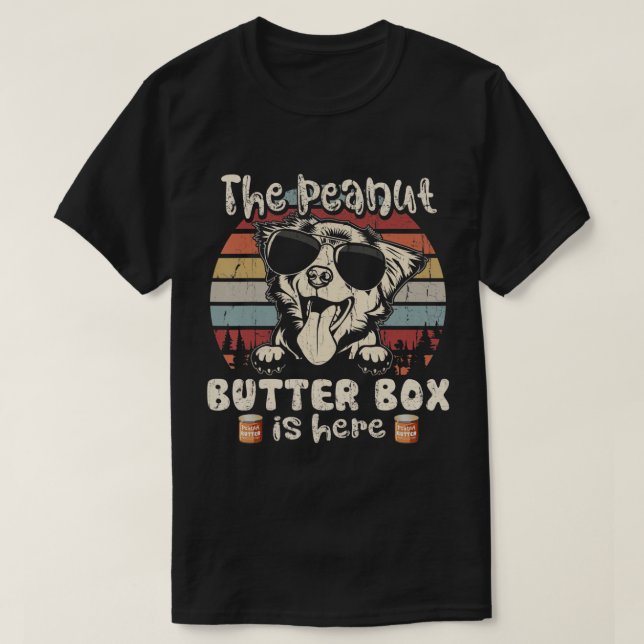 Die Butterbox aus Erdnuss ist hier komisch austral T-Shirt (Design vorne)