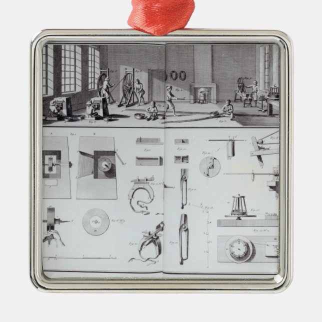 Die Button-Fabrik, überziehen 2 von Volumen IV Silbernes Ornament (Vorne)