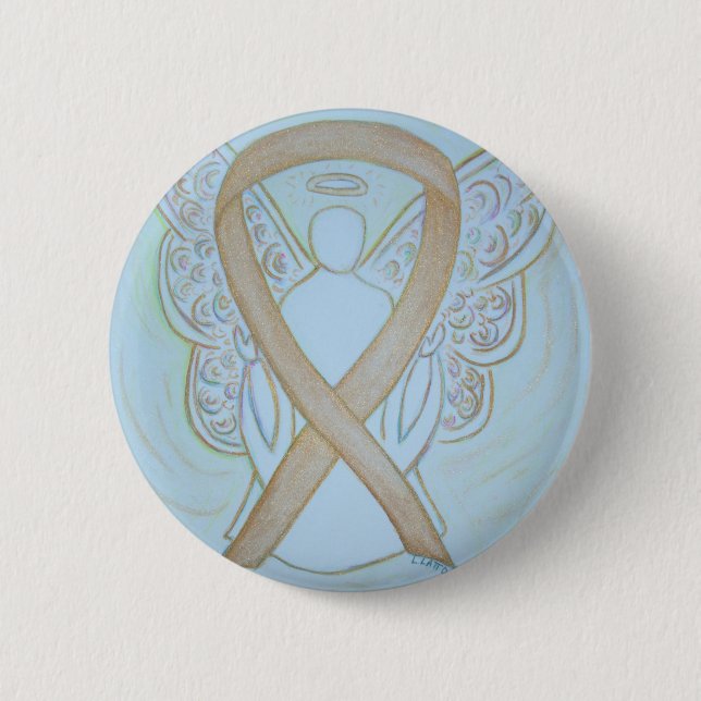 Die Buttons "Custom Art" für das Gold Awareness Ri (Vorderseite)