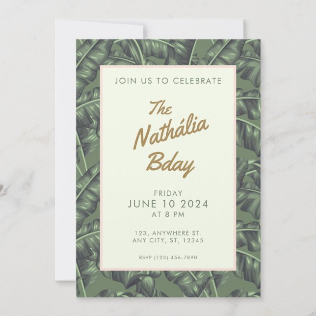 Die Cabanas Einladung (Vorderseite)