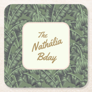 Die Cabanas Rechteckiger Pappuntersetzer