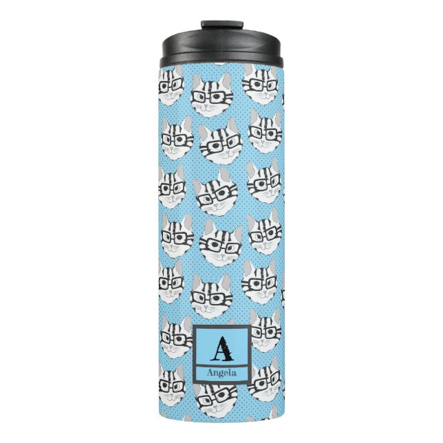 Die Cadstudios Blue Thermosbecher (Vorderseite)