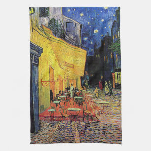 die Café-Terrasse auf dem Platz du forum, Arles... Geschirrtuch