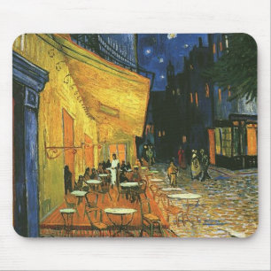Die Caféterrasse auf dem Place du Forum, Arles, be Mousepad