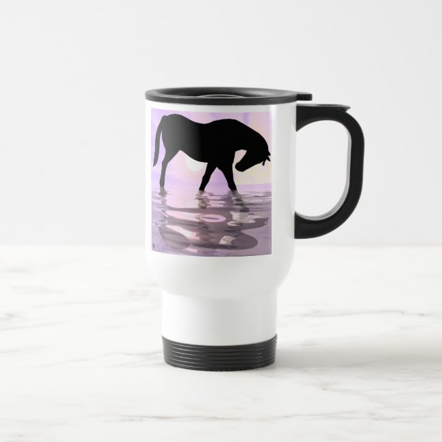 Die Caffeinated Colt-Reise-Tasse Reisebecher (Rechts)