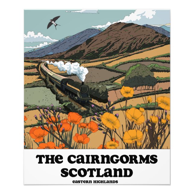 Die Cairngorms Schottland  Fotodruck (Vorne)