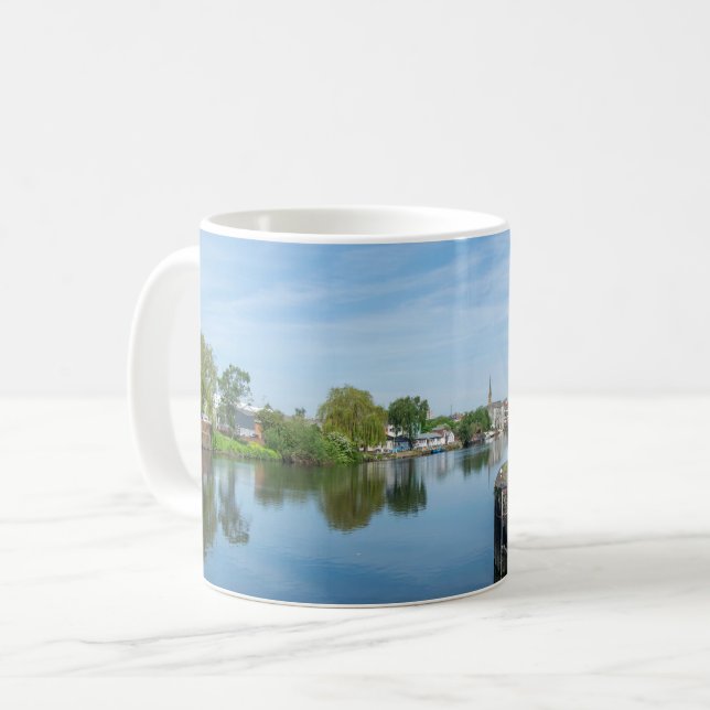 Die Calder & Hebble Navigation, Wakefield Kaffeetasse (Vorderseite Links)