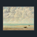 Die Calm Sea Gustave Courbet Beach Print Postkarte<br><div class="desc">The Calm Sea Gustave Courbet (Französisch,  Ornans 1819-1877 La Tour-de-Peilz) 1869</div>
