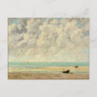 Die Calm Sea Gustave Courbet Beach Print