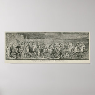 Die Canterbury-Pilger durch William Blake Poster