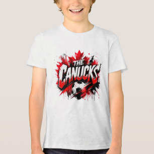 die Canucks - Spitzname der kanadischen Nationalma Tri-Blend Shirt