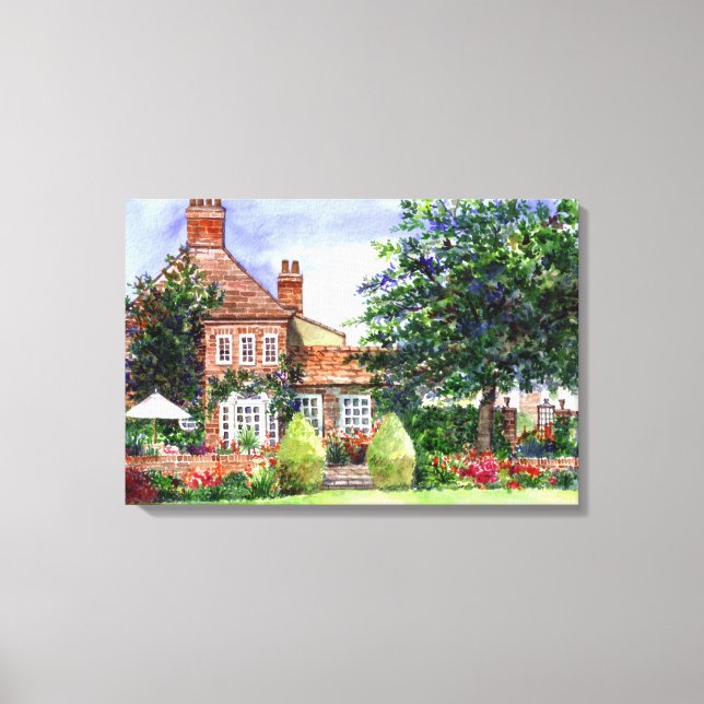 Die Canvas des Manuskriptes zeigen die Wand Leinwanddruck (Vorderseite)