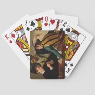 Die Cardsharps, 1595 von Caravaggio Spielkarten