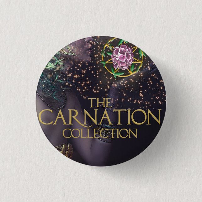 Die Carnation-Kollektion Button (Vorderseite)