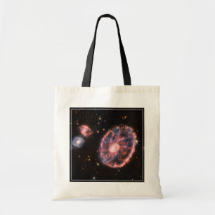 Die Cartwheel Galaxie und ihre Begleitgalaxien. Tragetasche