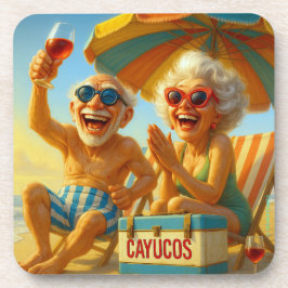"DIE CAYUCOS FÜR COOLE KINDER" UNTERSETZER. GETRÄNKEUNTERSETZER