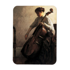 Die Cellist (von Joseph DeCamp) Magnet