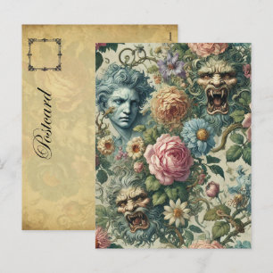 Die Cerulean Muse – Gothic Victorian Feiertagspostkarte
