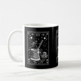 Die Cezve Türkische Kaffee-Tarot-Karte Kaffeetasse