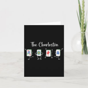 Die Charleston Mahjong, Lustiger Mahjong-Tanz  Karte
