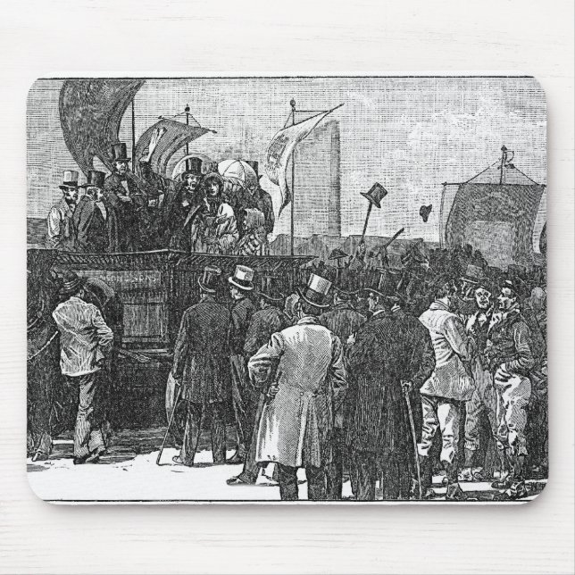 Die chartist-Demonstration auf Kennington Mousepad (Vorne)