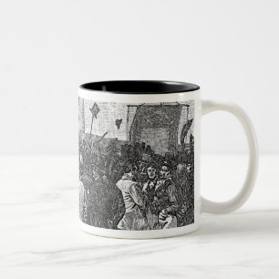 Die chartist-Demonstration auf Kennington Zweifarbige Tasse