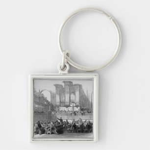 Die chartist-Versammlung an Fitzroy Quadrat Schlüsselanhänger