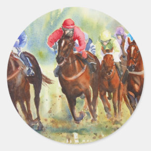 Die Chase Runder Aufkleber