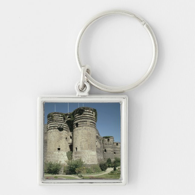Die Chateau d'Angers, abgeschlossen 1238 Schlüsselanhänger (Vorne)