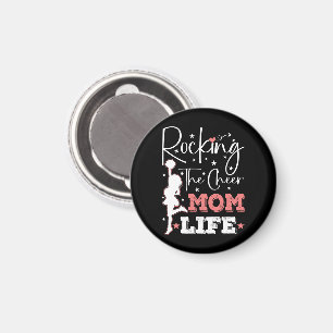 Die Cheerleader Funny Cheerleader Funny Mama rocke Magnet