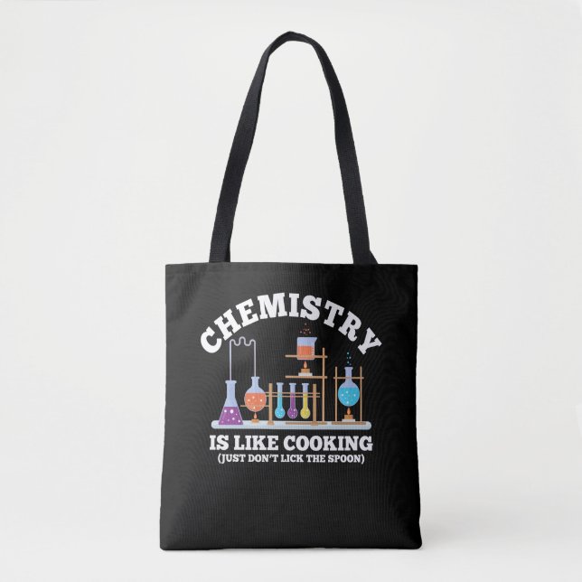 Die Chemie des naturwissenschaftlichen Chemie-Spaß Tasche (Vorderseite)