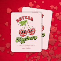 Die Cherry des Valentins im Disco Ball