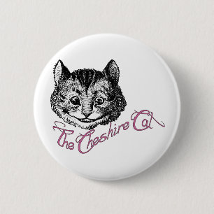 Die Cheshire-Katze Button
