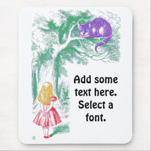"Die Cheshire-Katze" "von der Alicen im Wunderland Mousepad