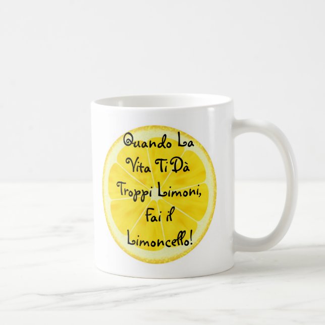 Die Chiara Tasse-Verlassen übergeben (geschrieben Kaffeetasse (Rechts)