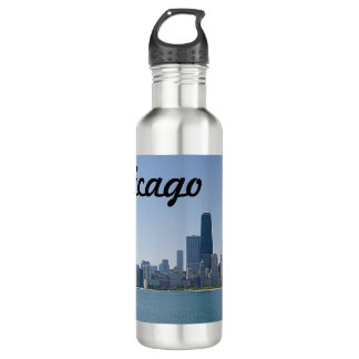 Die Chicago-Skyline Edelstahlflasche