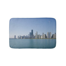Die Chicago-Skyline mit gespiegeltem Muster