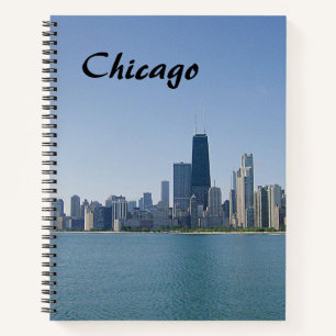 Die Chicago-Skyline Notizbuch