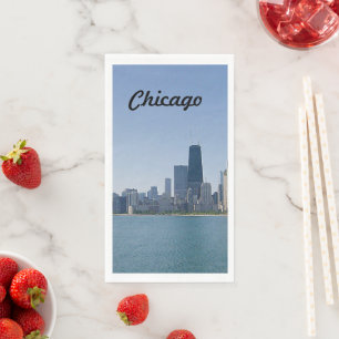 Die Chicago-Skyline Serviette
