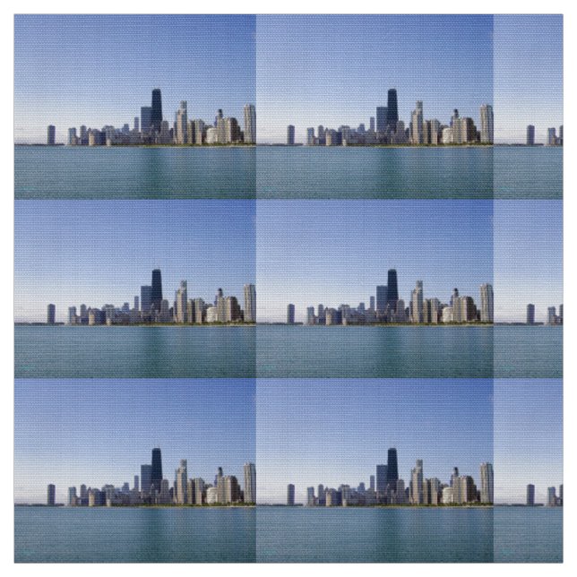 Die Chicago-Skyline Stoff (Muster)