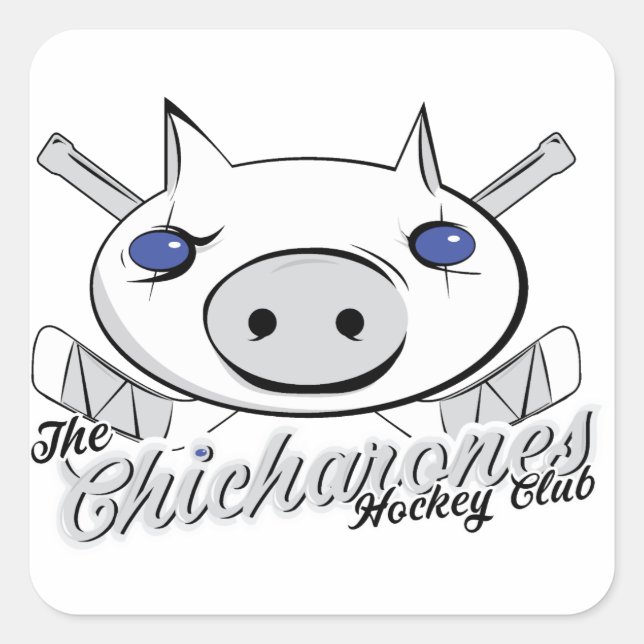 Die Chicharones Quadratischer Aufkleber (Vorderseite)