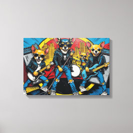 DIE CHIHUAHUAS 3 LEINWANDDRUCK
