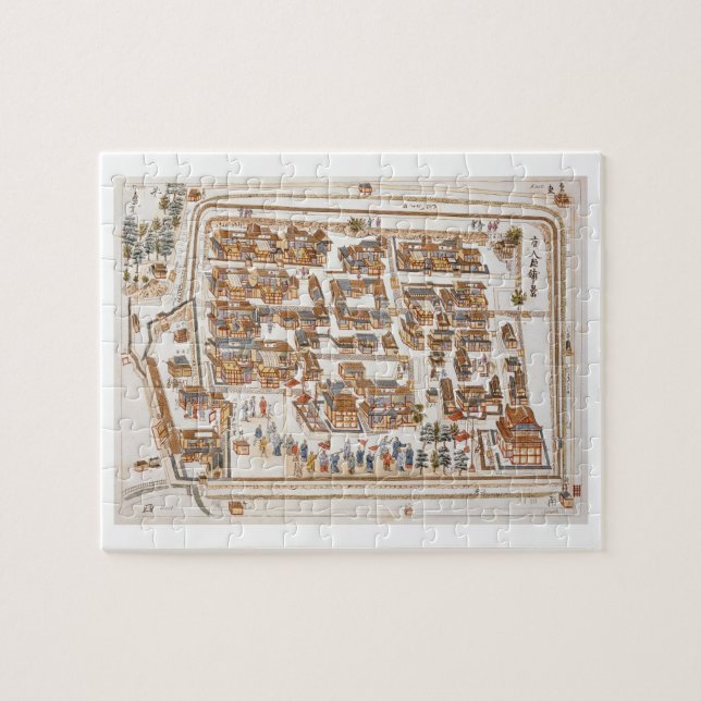 Die chinesische Fabrik in der Straße von Teng-Chan (Horizontal)