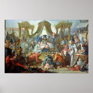 Die chinesische Heirat oder ein Publikum mit Poster