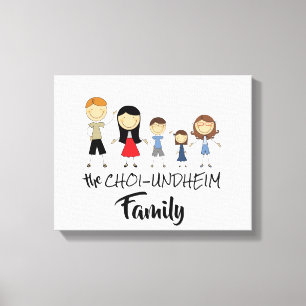 Die Choi-Undheim-Familie drucken Leinwanddruck