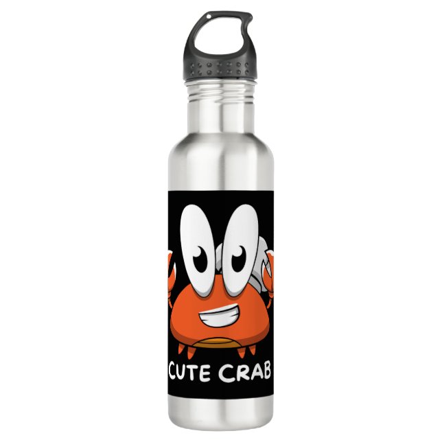 Die chrabtastische Süsse Edelstahlflasche (Vorderseite)