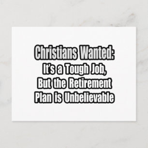 Die Christen Wollte.. Postkarte