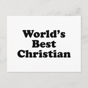 Die christlichste Welt Postkarte