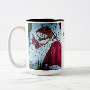 DIE CHRISTMAS VISITER POEM ZWEIFARBIGE TASSE