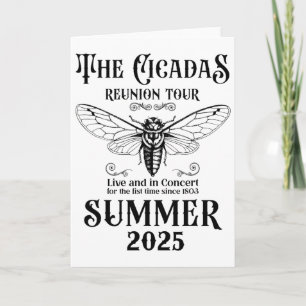Die Cicadas-Reunion-Tour Sommer 2025 Entomologe  Karte